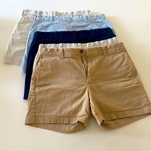 J CREW Men’s Shorts Bundle (5 Pairs) - 5 inch inseam